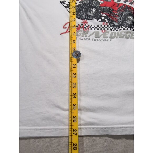 Paradise Lost Grave Digger Racing Company Monster Truck Men's T-Shirt - Picture 9 of 10